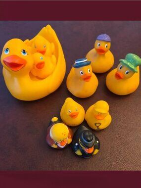 Variety Of Rubber Duckies (Sold all together)
